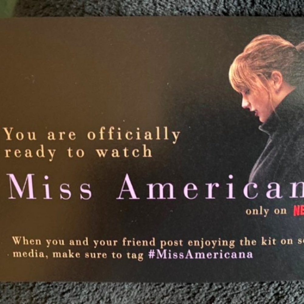 ISO WANTED Taylor Swift Miss Americana Postcard